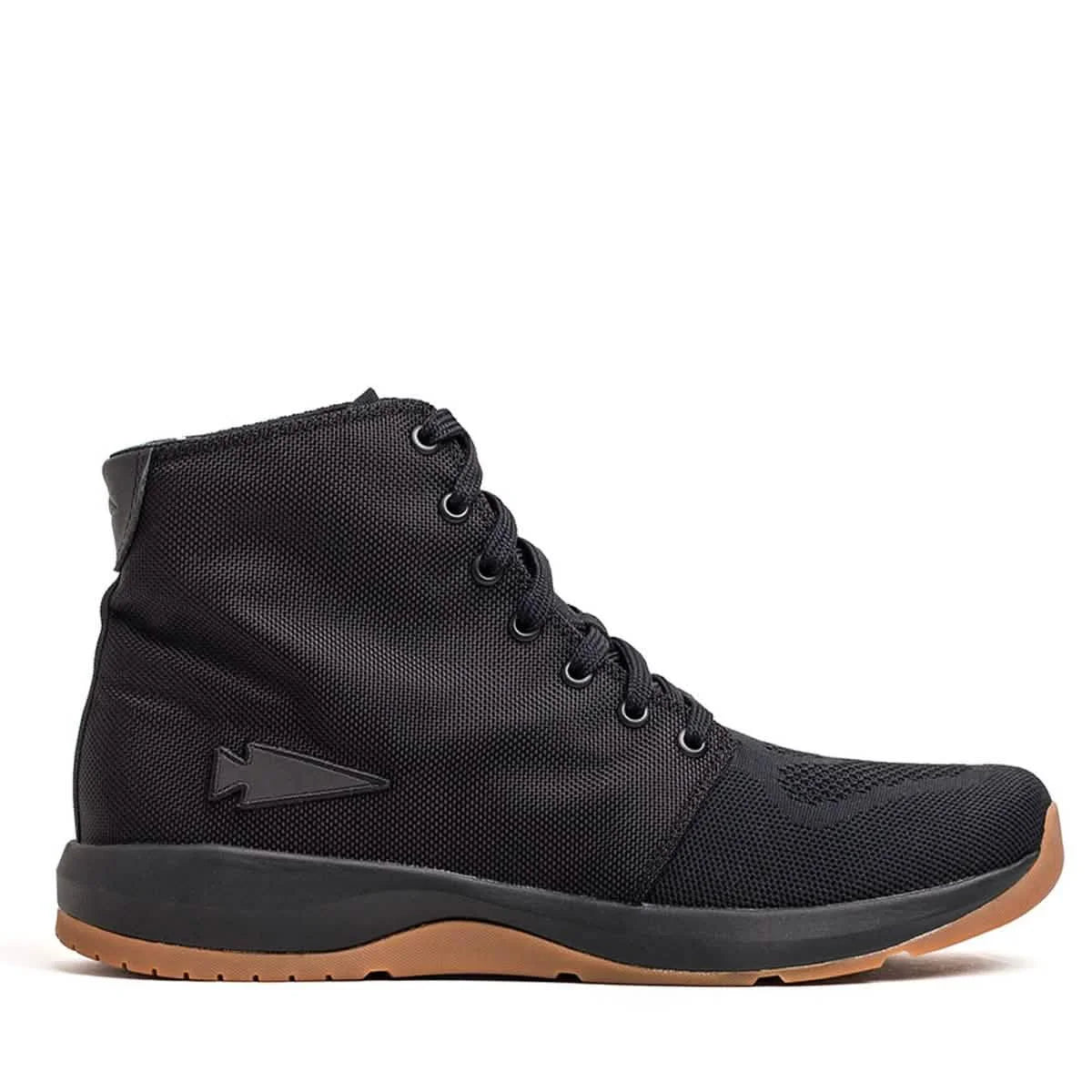 Ballistic Trainers - Mid Top - Black + Gum