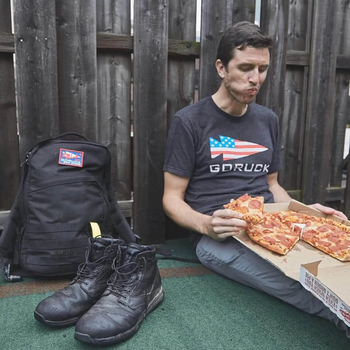GORUCK Spearhead Tee - Stars & Stripes - Tri-BlendX
